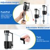 Saillong Universal Toilet Flusher Replacement Kit, Fill Valve, 2-Inch Flapper,