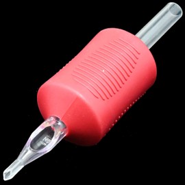 ELEMENT TATTOO SUPPLY - Diamond Tip Disposable Tattoo Tubes Tip 1.25" Grip Box of 20 Sterile Single Use Tattoo Tubes for Precision Tattooing Ergonomic Grip for Comfort (14VT)