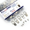 FramePac D Ring Picture Hangers with Screws - 100 Pack