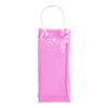 Muka Hot Pink Wine Ice Bag with Handle, Collapsible Wine
