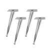 Geesatis Oblique Silver Furniture Legs Height 250 mm / 10