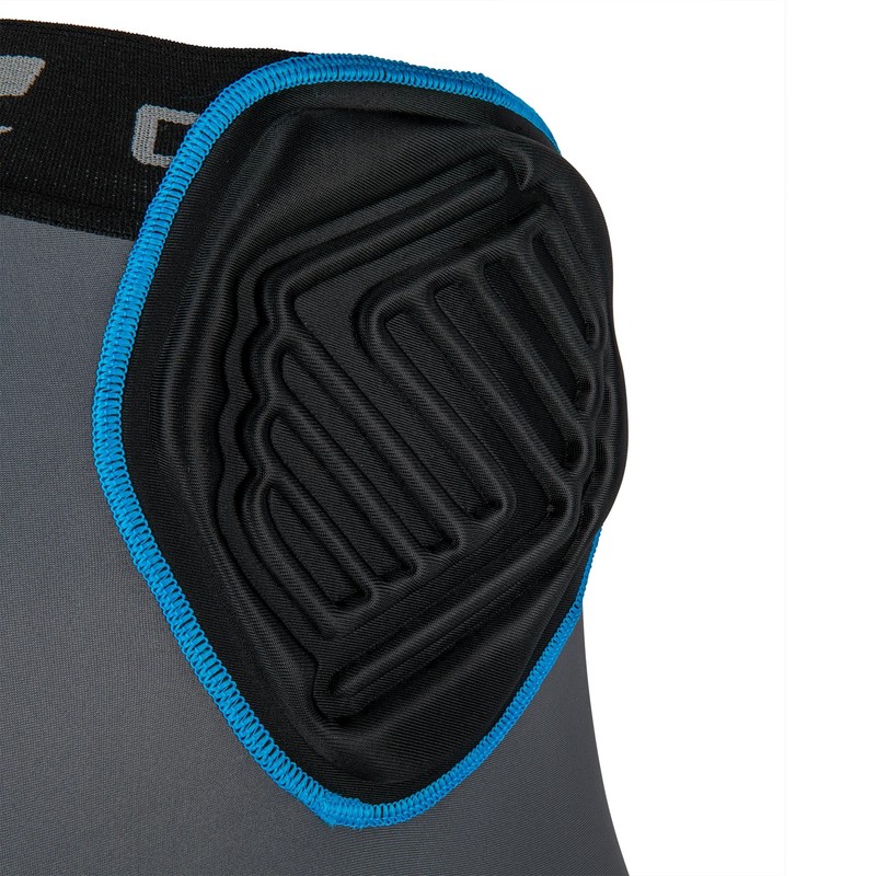 CHAMPRO Men's Bull Rush 5-Pad Integrated Football Girdle, Padded Compression