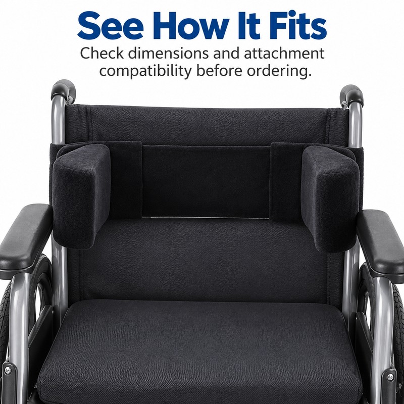Wheelchair Side Support Pad – Foam Wedge for Added Seating