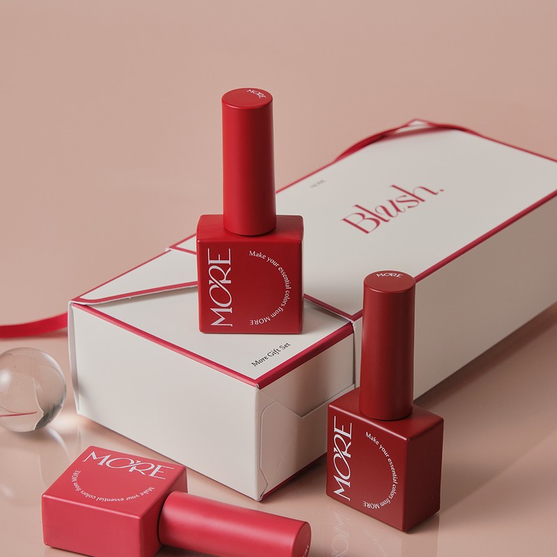classic nail Moregel Blush Red Syrup Gel Burgundy 8-piece set