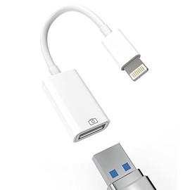 Adaptador Lightning macho a USB hembra OTG de sincronización de datos compatible con Iphone13 11 12pro Max Mini XR X XS 8 7 SE Plus para iPad Air, cámara, mouse 3.0, teclado, hub, conector adaptador