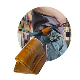 Fishing Rod Holster for Belt Genuine Leather,Fishing Pole Holster, Fly Fishing Pole Holster,Compact Size with a Minimalist Design and Ultra-Lightweight