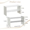 X-cosrack 2 Pack 2-Tier Shoe Rack Organizer for Closet, Expandable
