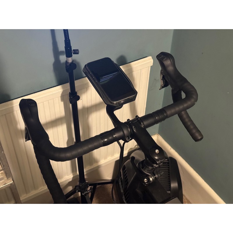 Indoor Bike Trainer Tray - Small (Garmin Compatible Mount, Black)