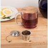HIC Kitchen Large Barrel Tea Infuser, 18/8 Stainless Steel, 2-Inch