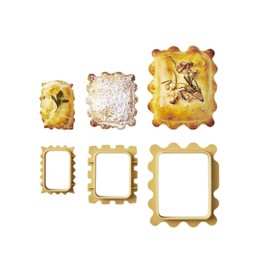 Betty Bossi Doughnut Cutters Set of 3 Different Sizes Small Medium Large Puff Pastry Cushion Empanadas Pastry Kitchen Aid Baking Accessories Plastic