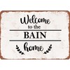 Metal Sign - Welcome to the BAIN home - Vintage