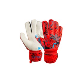 Reusch Attrakt Grip Goalkeeper Gloves Bright Red/Future Blue 9
