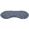 Organic Eye Pillow Lavender & Linseed "Flower Blue" for Relaxation,