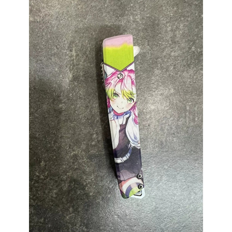 Super Knife Mitsuri Kanroji Demonslayer Assisted Open Pocket Knife9”