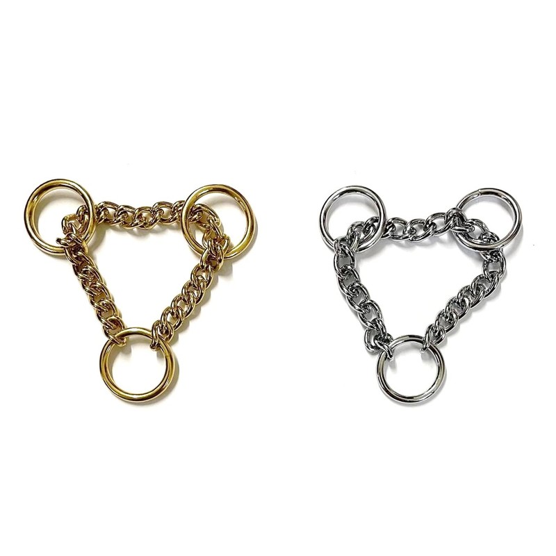 Half Check Chains For Dog Collars Sewing Webbing Or Leather