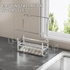 Kloahmo 304 Stainless Steel Rustproof Kitchen Sponge Holder - Suction