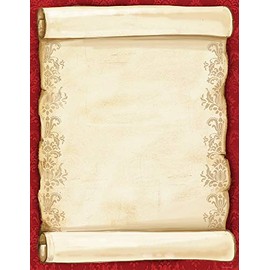 Great Papers! Christmas Scroll Letterhead, 80 count, 11" x 8.5" (2012250)