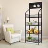 MUSESPANI 4-Tier Storage Shelves, Garage Shelving Units Multi Kitchen Storage