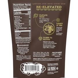 Pure Cacao Powder Organic Unsweetened & Raw | Premium USDA Organic Cacao Powder for Baking Smoothies and Hot Chocolate | Non-Alkalized No Added Sugar 