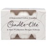 Candle lite 1601595 White Unscented Votives 6 Count