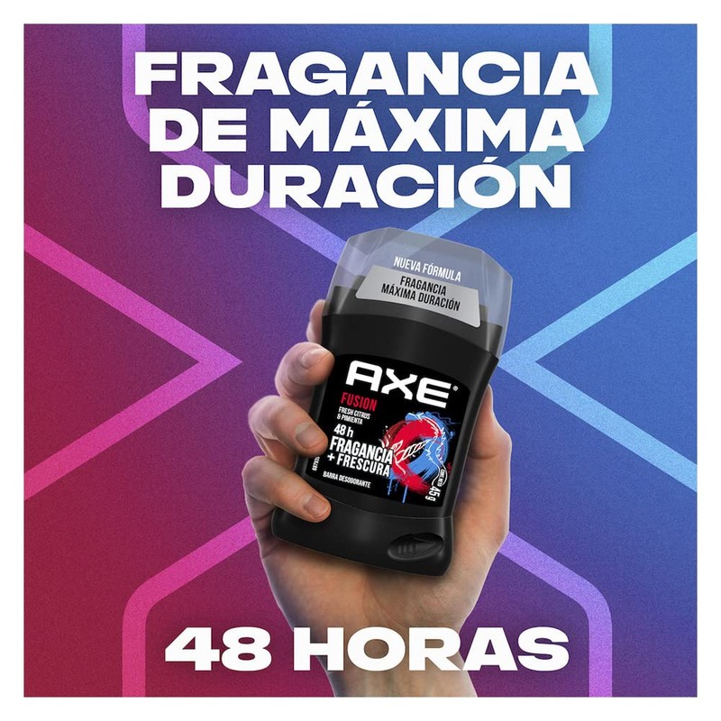 Desodorante en barra para hombre Axe Fusion 45 g