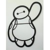 Big Hero 6 Baymax #1 Paper Die Cut Paper Doll Scrapbook Embellishment