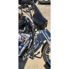 21ST Mustache Engine Guard Highway Crash Bars for Harley Dyna Super Glide Low Rider