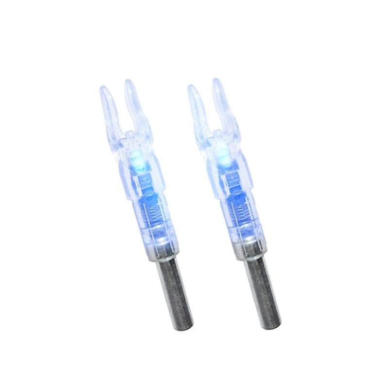 DONGKER 10pcs Archery Bow Nock,LED Nock Automatically Lighted Nock 6.2mm
