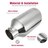 Upower 4 inch Inlet 8 inch Outlet Exhaust Tip Stainless