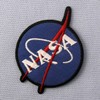 NASA Logo Space Explorer Embroidered Applique Iron On Sew On