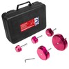 5 Piece Plastic Pipe Fitting Reamer Kit Fit into Standard