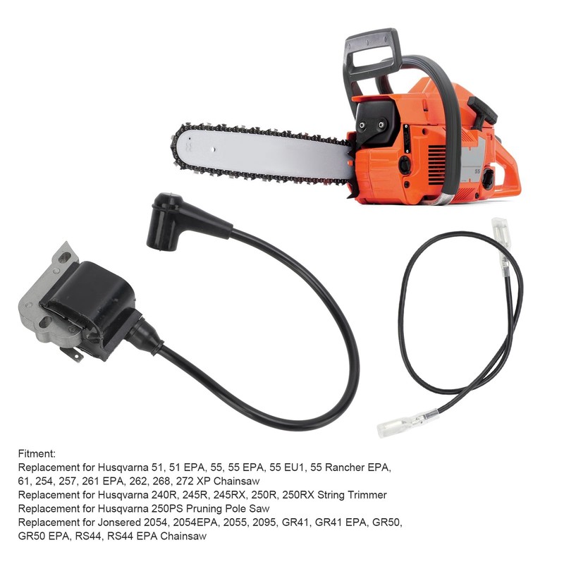 Chainsaw Ignition Coil Copper 503901401 Replacement for Husqvarna 50 51