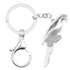 DOWAY Cute Macaw Parrot Keyring Car Accessories Key Charms Purse
