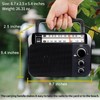 Retekess TR604 AM FM Radio,Portable Radio Plug in Wall,D Battery