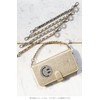 Salon de Alphard Smartphone Strap, Wrist Strap, Short Chain, Leather,