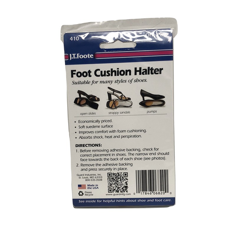 J.T. Foote Foot Cushion Halter, 1 pr