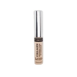 Enough Collagen Whitening Cover Tip Concealer 9g No. 1 Light Beige 1ea / 이너프 콜라겐 화이트닝 커버 팁 컨실러 9g 1호 라이트베이지 1개