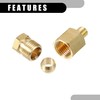 Partuto 1 Pc M6x0.75 Universal Brass Fitting Compression - Car