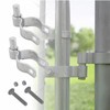 Chain Link Fence Gate Post Hinges - Heavy Duty Galvanized