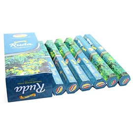 Govinda Incense - 120 Incense Sticks, Premium Incense, Masala Coated (Ruda)