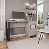 Techni Mobili Modern Style Industrial Storage, Grey Writing Desk