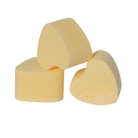 1kg Lemon Scented Bath Hearts Fizzers Mini Bombs (Approximately 100)