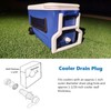 ORTREE Threaded Drain Plug Assembly with Plastic Tethered Cap,Suitable for