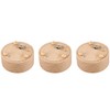 3X Round Blank Music Box Birthday Valentine's Day Figurine Handicraft