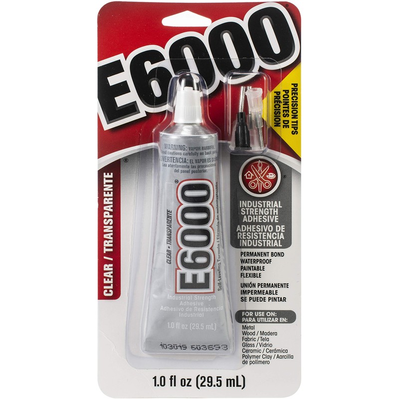 Eclectic Products E6000 Medium to High Adhesive 1 oz.