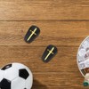 2 Pares Mini Espinilleras de Fútbol PU para Adultos y
