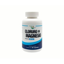 Cloruro de Magnesio 400 mg.90 Cápsulas Ingredientes naturales.Chloride Mag green house.