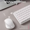 darkFlash Wireless Mechanical Keyboard and Mouse for Office, 106 Keys