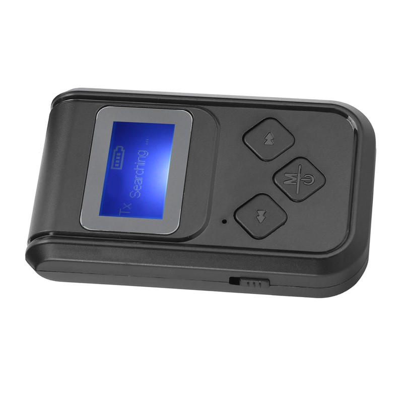 Bluetooth Audio Receiver Transmitter 3.5MM AUX LCD Digital Display Wireless