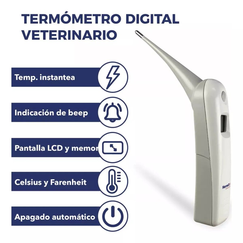 CheckATek Termómetro Digital Veterinario Perro Gato Checkatek Tdv01